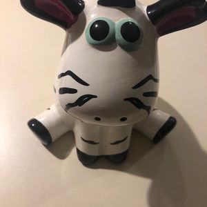 Zebra piggy bank